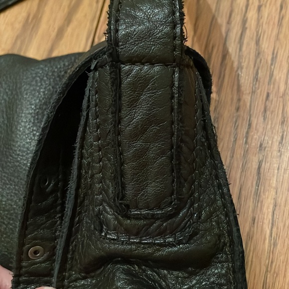 J Jill genuine leather crossbody saddlebag - Picture 15 of 16